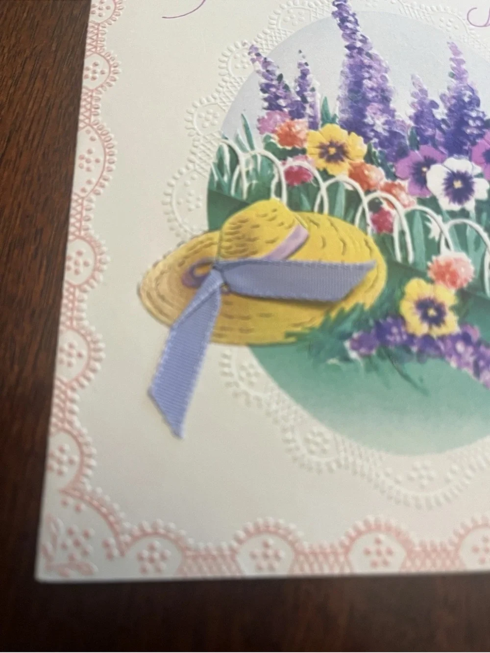 Vintage GB T-1639 HAPPY BIRTHDAY WONDERFUL SISTER Greeting Card
